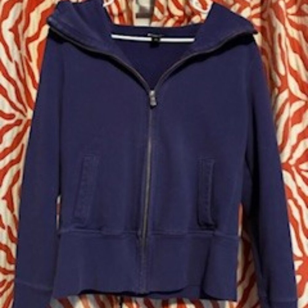 Champion full Zip Hoodie Sweatshirt, Royal blue, Size Medium - Picture 5 of 6
